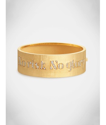 BRACELET NO RISK NO GLORY brillant des détails fins