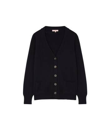 CARDIGAN WILLIAM NERO NAVY paiement sécurisé