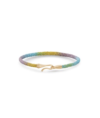 BRACELET LIFE VIOLET, JAUNE ET BLEU pas cheres