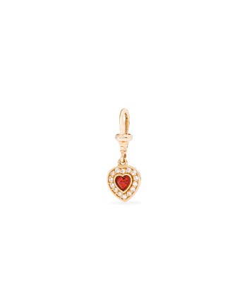 CHARM PAVE DIAMANT COEUR pas cheres