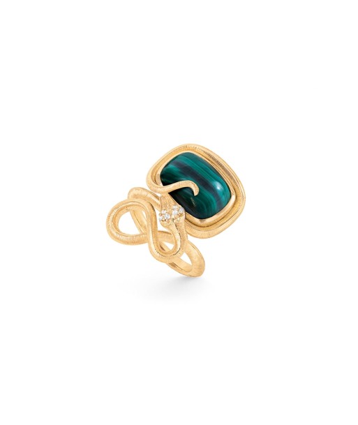 BAGUE SERPENT 18K MALACHITE Le MVP de beaucoup