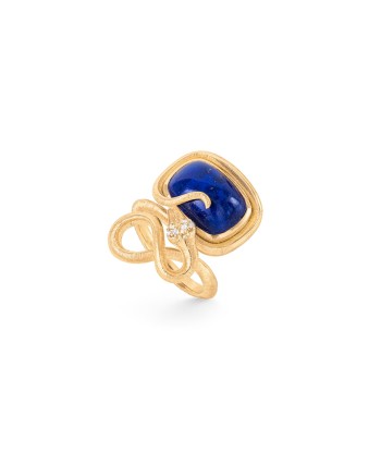 BAGUE SERPENT 18K LAPI LAZULI sur le site 