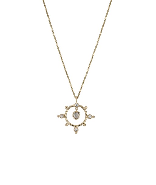 COLLIER PENDENTIF OR JAUNE 14K Dans la société mordern