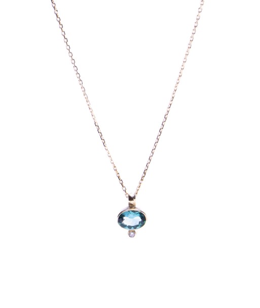 COLLIER PENDENTIF TOURMALINE 18K Par le système avancé 