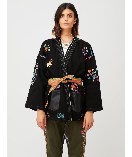 KIMONO BON VOYAGE NOIR vente chaude votre 