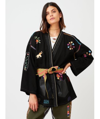 KIMONO BON VOYAGE NOIR vente chaude votre 