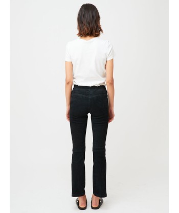 PANTALON JP TWENTY CUIR VELOURS français