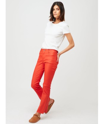 PANTALON DEAN CUIR PLONGÉ ROUGE En savoir plus