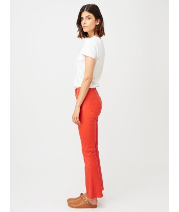 PANTALON DEAN CUIR PLONGÉ ROUGE En savoir plus