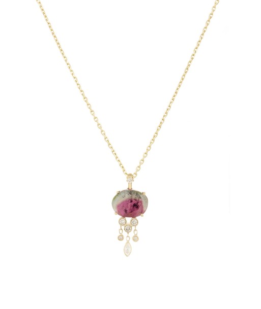 COLLIER JELLYFISH TOURMALINE ET DIAMANTS en ligne des produits 