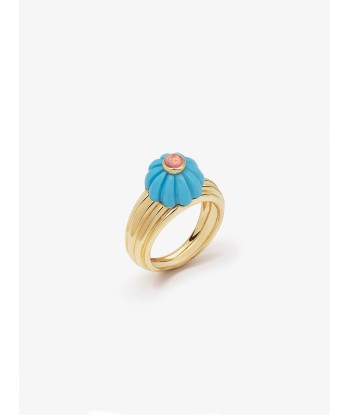 BAGUE GELATO TURQUOISE ET TOURMALINE En savoir plus