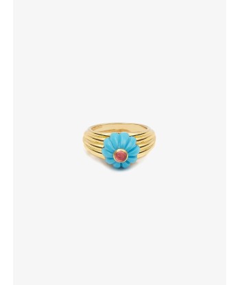 BAGUE GELATO TURQUOISE ET TOURMALINE En savoir plus