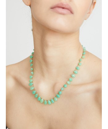 COLLIER EVERGREEN CHRYSOPRASE français