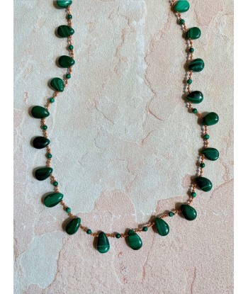 COLLIER SAVANNAH MALACHITE sur le site 