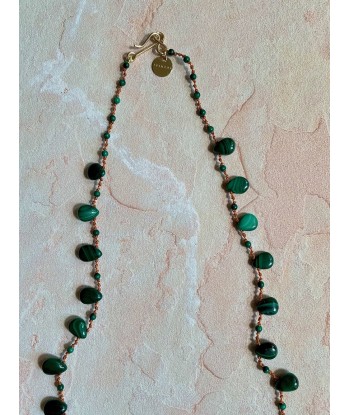 COLLIER SAVANNAH MALACHITE sur le site 