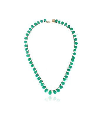 COLLIER EVERGREEN CHRYSOPRASE français