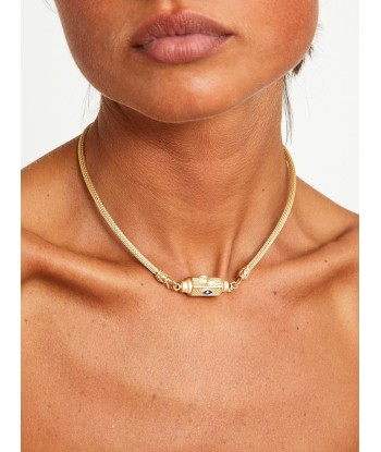 CHAINE INDIAN CHOCKER 14K brillant des détails fins