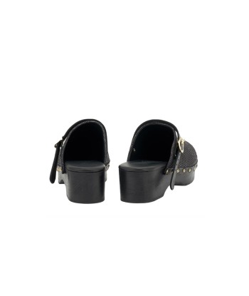 SABOT CLOG RAFFIA BLACK commande en ligne