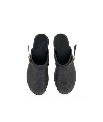 SABOT CLOG RAFFIA BLACK commande en ligne