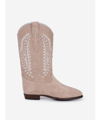 BOTTES INCA SUEDE NUDE WHITE Le MVP de beaucoup