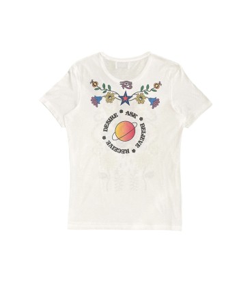 TEE SHIRT BLANC SPIRITUALITY rembourrage situé sous