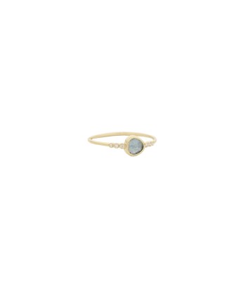 BAGUE AQUAMARINE & DIAMANTS livraison gratuite