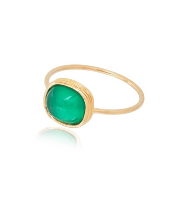 BAGUE OR ET ONYX VERT Voir les baskets