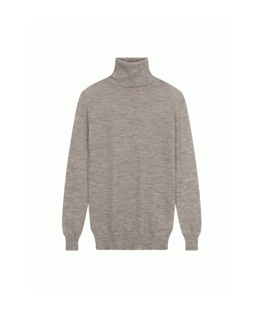 PULL COL ROULE ROMEO GRIS basket pas cher