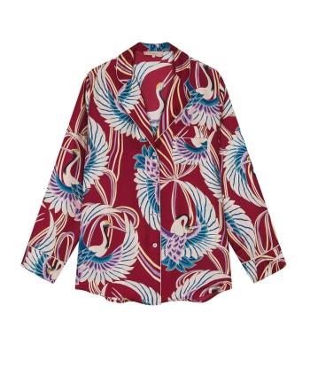 PYJAMA TOP PEACOCK en linge