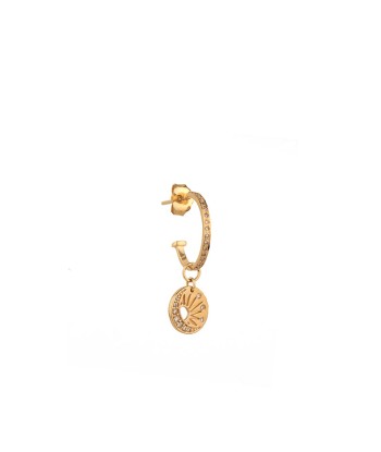 BOUCLE SOLEIL ET LUNE 14K ou a consommer sur place