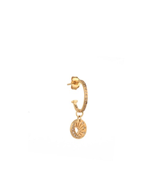 BOUCLE SOLEIL ET LUNE 14K ou a consommer sur place