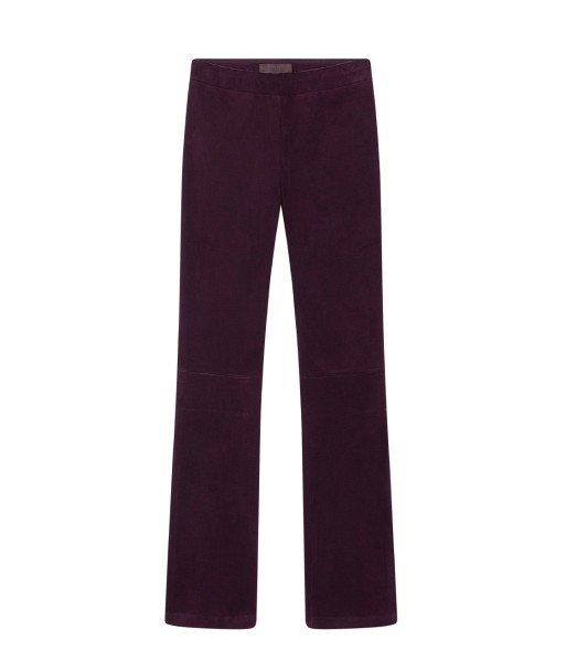 PANTALON CUIR VELOURS REGULAR Pour