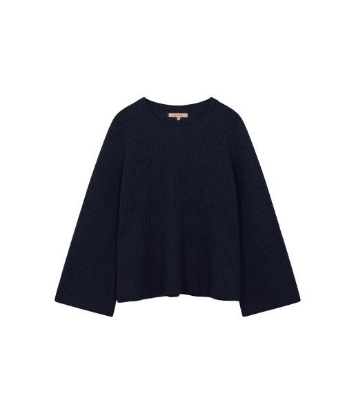 PULL FLARE NERO NAVY Pour