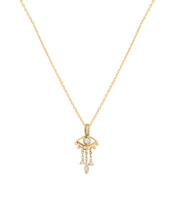 COLLIER OR 14K EYE CHARM pas cher chine