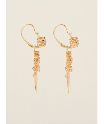 BOUCLES D'OREILLES ARLESIENNES OR ET DIAMANTS Comparez plus de prix