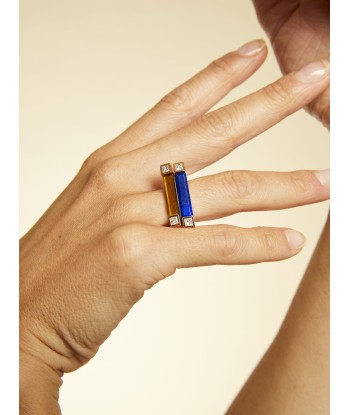 BAGUE VILLA EILEEN LAPIS JUSQU'A -70%! 