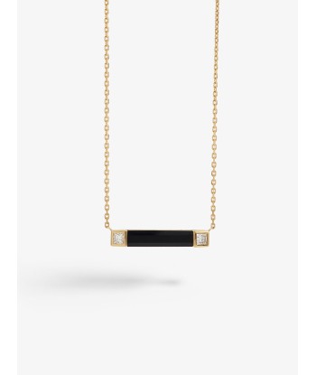 COLLIER  VILLA EILEEN ONYX Paris Déstockage Promo