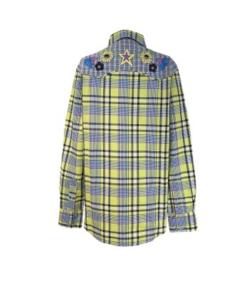 CHEMISE COWBOY CARREAUX JAUNE est présent 