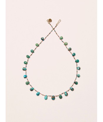 COLLIER POWHATAN TURQUOISE pas cher 