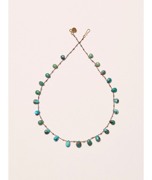 COLLIER POWHATAN TURQUOISE pas cher 