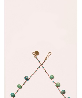 COLLIER POWHATAN TURQUOISE pas cher 