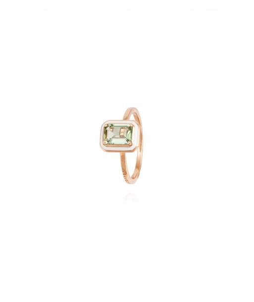 BAGUE TOURMALINE VERT EMAIL IVOIRE Profitez des Offres !