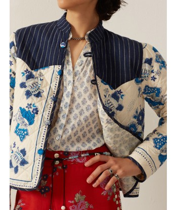 VESTE CLAUDE BLUE CHINA de France