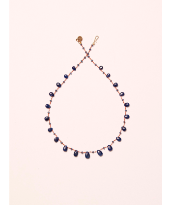 COLLIER COCOPLUM DROPS & BEADS SAPHIR BLEU du meilleur 