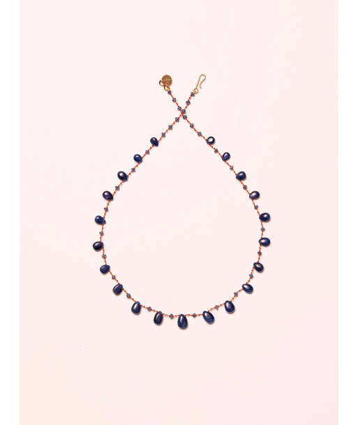 COLLIER COCOPLUM DROPS & BEADS SAPHIR BLEU du meilleur 