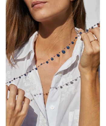 COLLIER COCOPLUM DROPS & BEADS SAPHIR BLEU du meilleur 