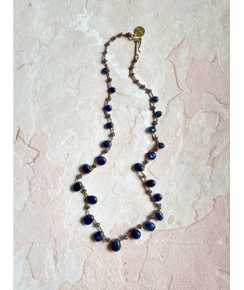 COLLIER COCOPLUM DROPS & BEADS SAPHIR BLEU du meilleur 