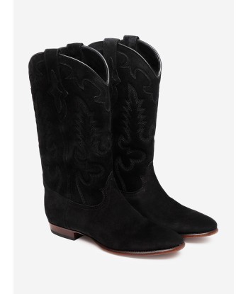 BOTTES SANTIAG MIDNIGHT EN DAIM NOIRES online