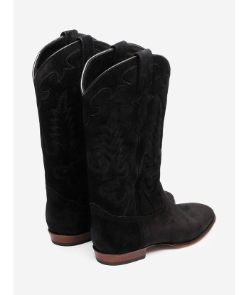 BOTTES SANTIAG MIDNIGHT EN DAIM NOIRES online