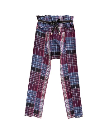 PANTALON THAI BORDEAUX MARINE de votre